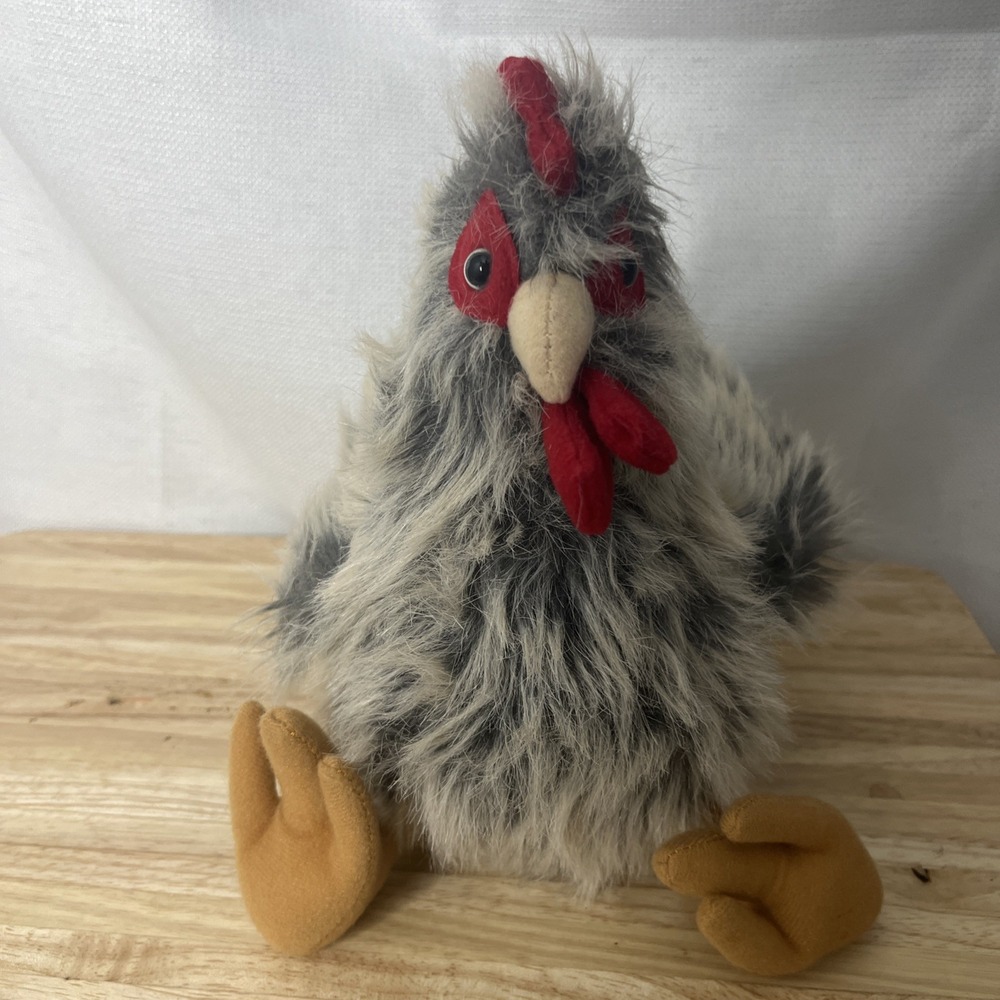 Vintage Dan Dee Collector's Choice Plush Rooster Chicken Stuffed Animal Toy 12"